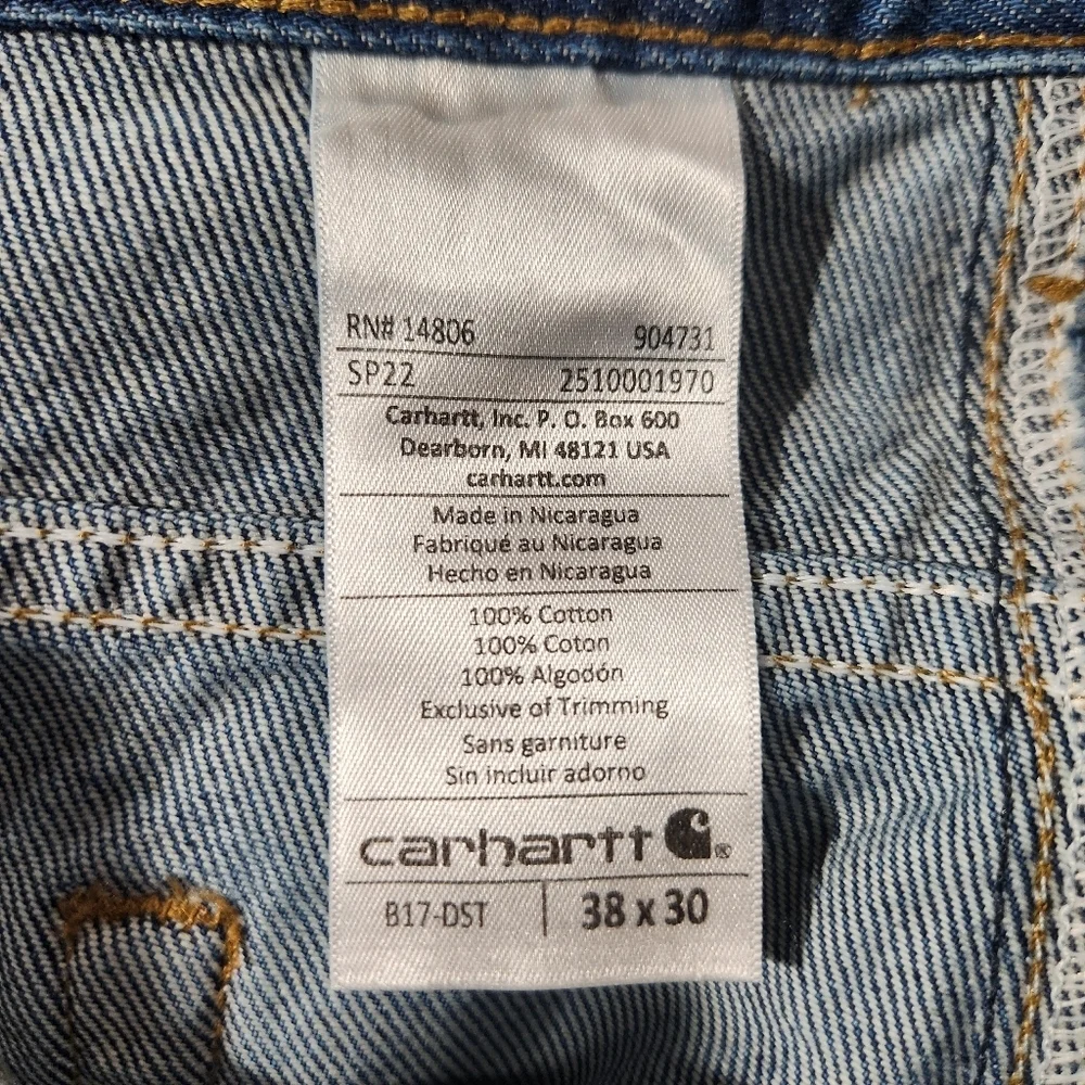 Carhartt Men Denim Jeans 38X30 Blue